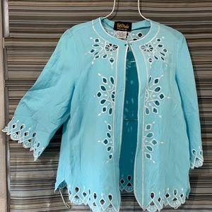 Cardigan embroidered